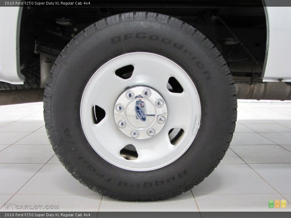 2010 Ford F250 Super Duty XL Regular Cab 4x4 Wheel and Tire Photo #73548893