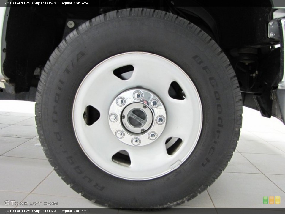 2010 Ford F250 Super Duty XL Regular Cab 4x4 Wheel and Tire Photo #73548911