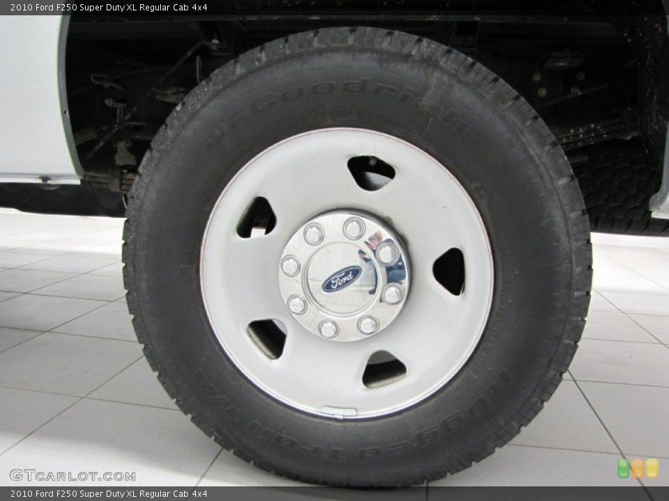 2010 Ford F250 Super Duty XL Regular Cab 4x4 Wheel and Tire Photo #73548929