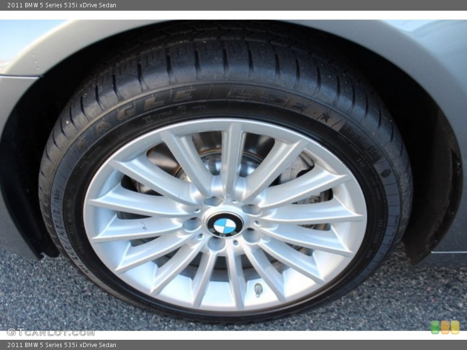 2011 BMW 5 Series 535i xDrive Sedan Wheel and Tire Photo #73551455