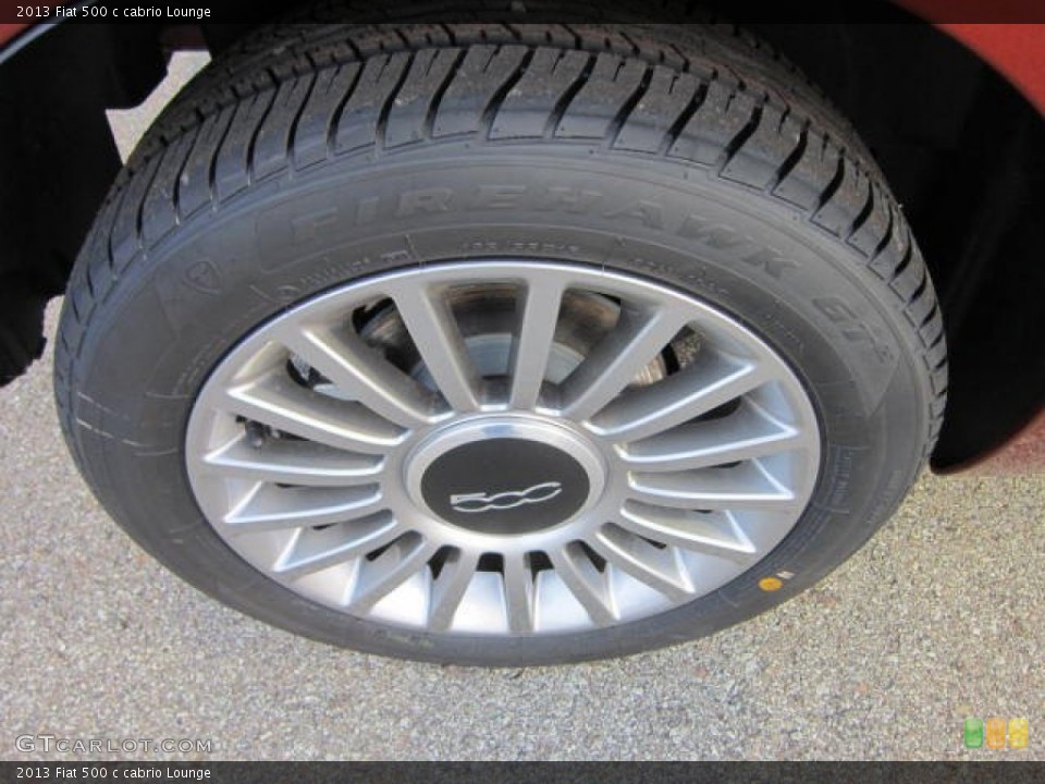 2013 Fiat 500 c cabrio Lounge Wheel and Tire Photo #73552325