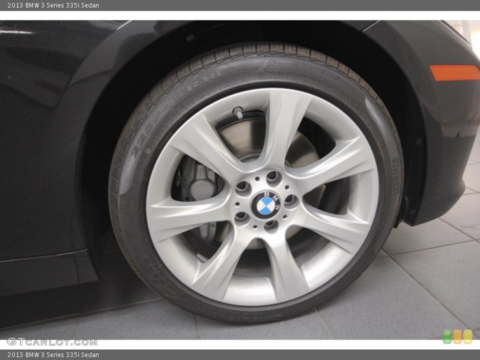 2013 BMW 3 Series 335i Sedan Wheel and Tire Photo #73561194