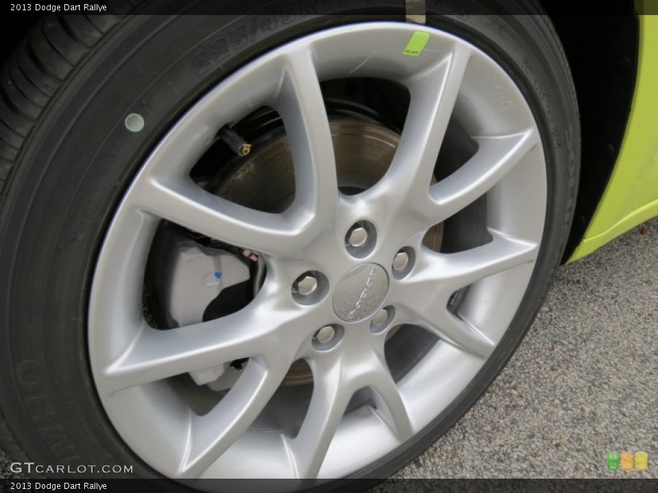 2013 Dodge Dart Rallye Wheel and Tire Photo #73570888