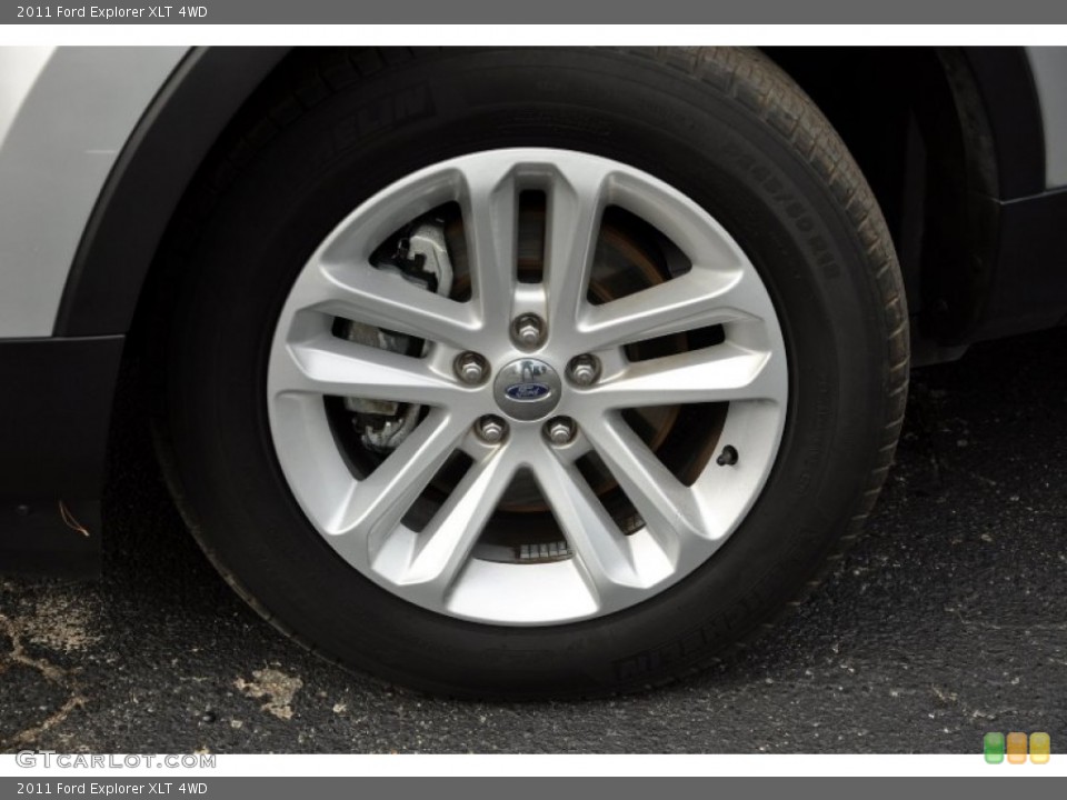 2011 Ford Explorer XLT 4WD Wheel and Tire Photo #73571396