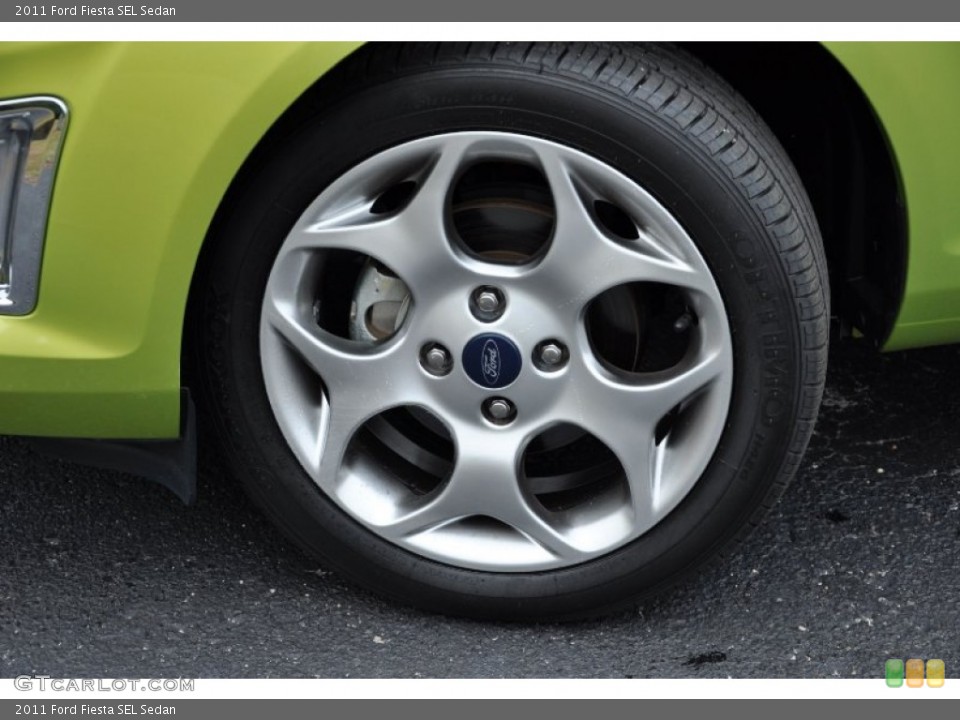 2011 Ford Fiesta SEL Sedan Wheel and Tire Photo #73575121