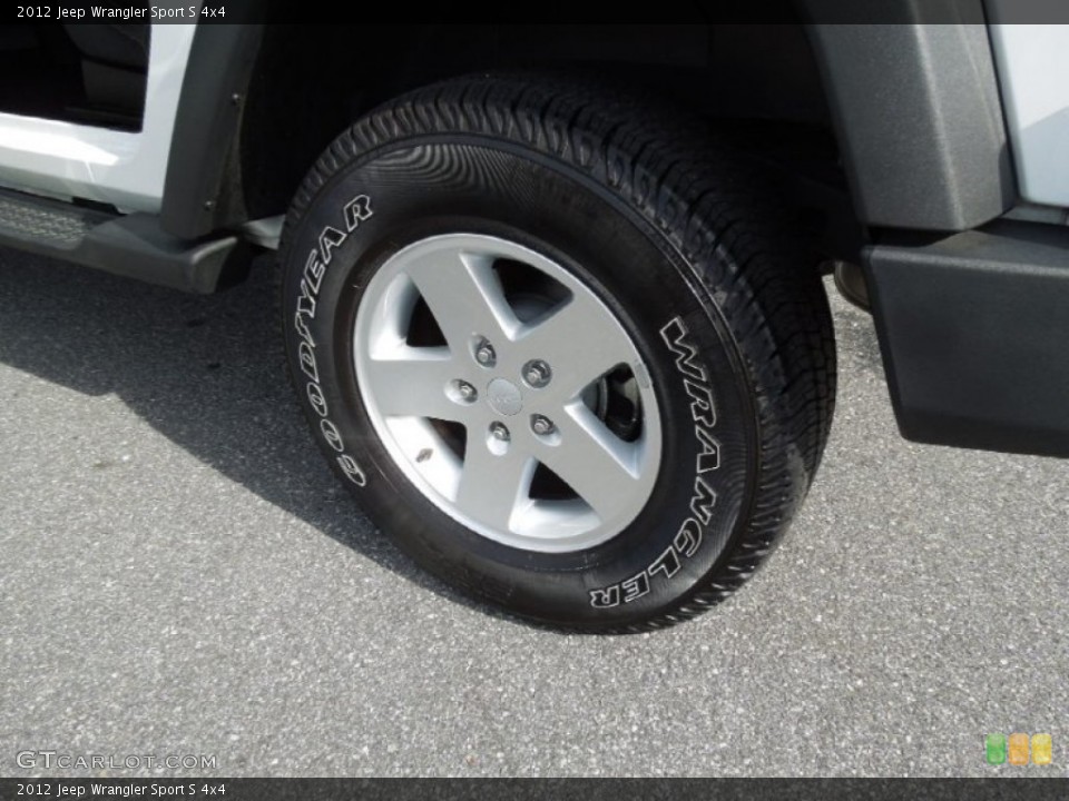 2012 Jeep Wrangler Sport S 4x4 Wheel and Tire Photo #73576043