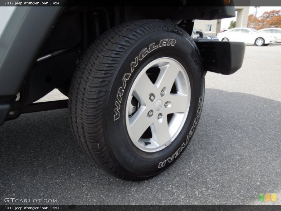 2012 Jeep Wrangler Sport S 4x4 Wheel and Tire Photo #73576133