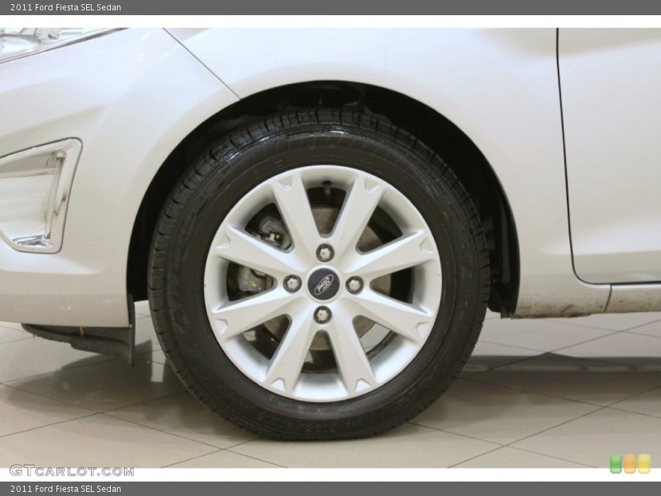 2011 Ford Fiesta SEL Sedan Wheel and Tire Photo #73582999