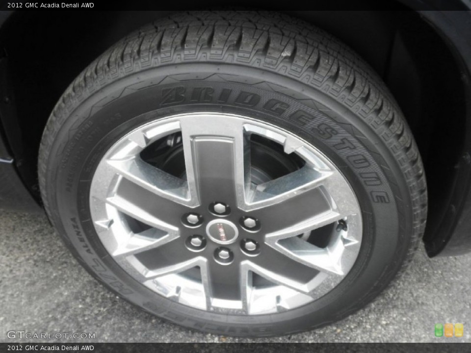 2012 GMC Acadia Denali AWD Wheel and Tire Photo #73591139