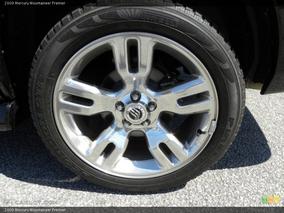 2009 Mercury Mountaineer Premier Wheel and Tire Photo #73593243
