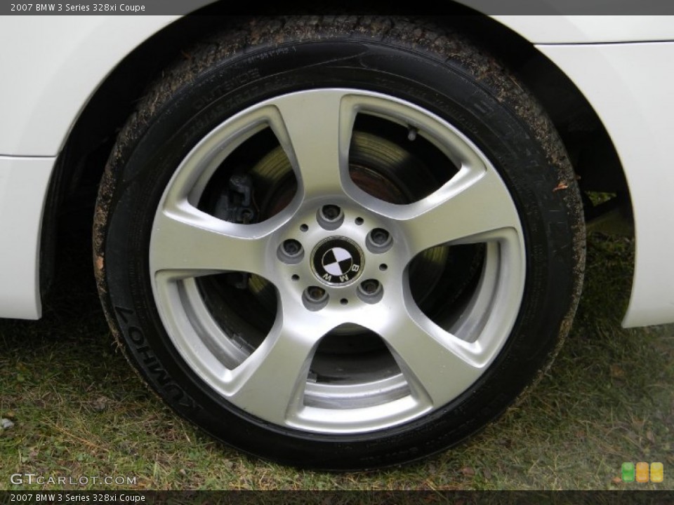 2007 BMW 3 Series 328xi Coupe Wheel and Tire Photo #73594309