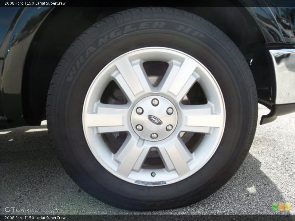 2008 Ford F150 Lariat SuperCrew Wheel and Tire Photo #73595728