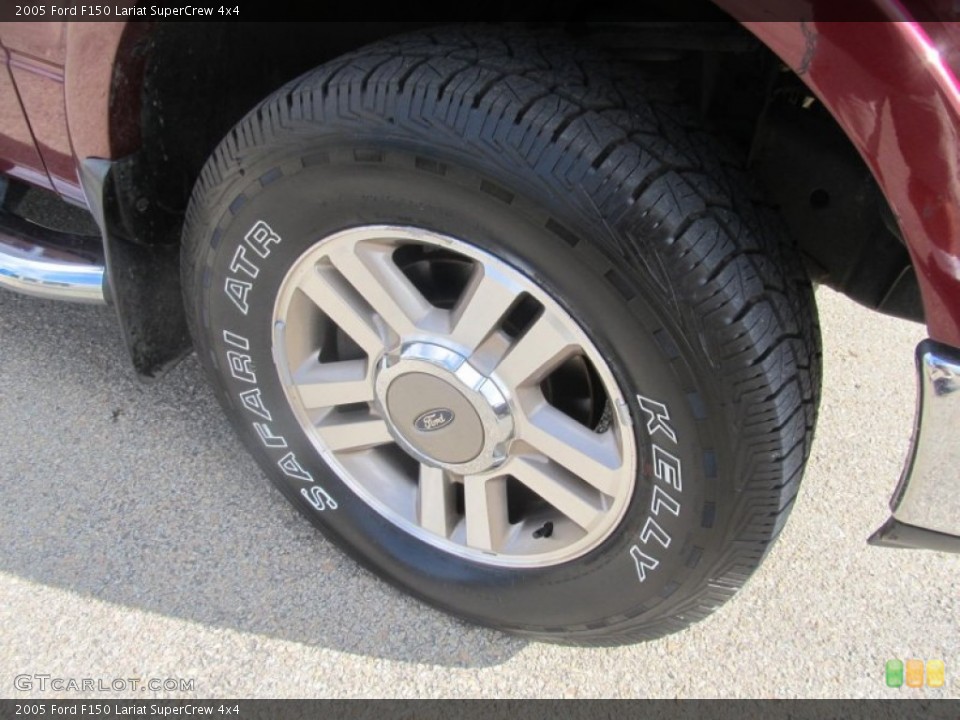 2005 Ford F150 Lariat SuperCrew 4x4 Wheel and Tire Photo #73597812
