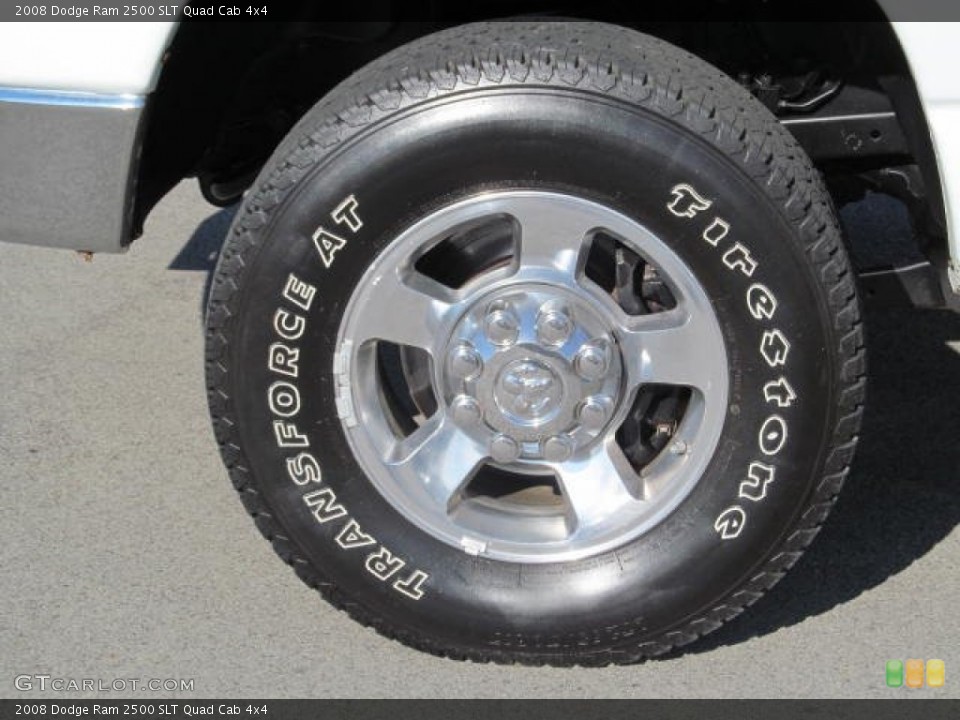 2008 Dodge Ram 2500 SLT Quad Cab 4x4 Wheel and Tire Photo #73599575