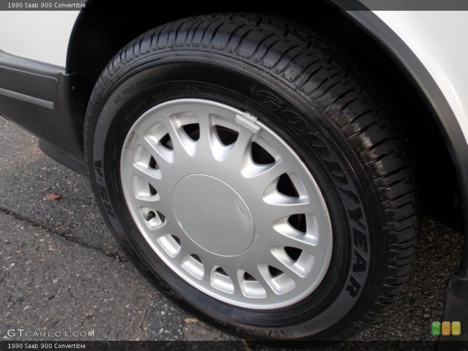 1990 Saab 900 Convertible Wheel and Tire Photo #73603232