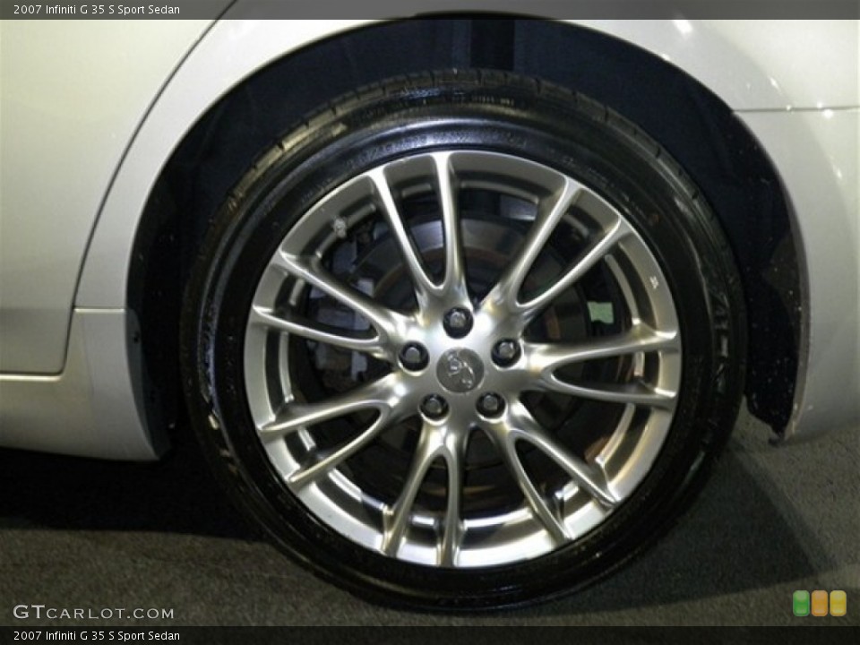 2007 Infiniti G 35 S Sport Sedan Wheel and Tire Photo #73607782
