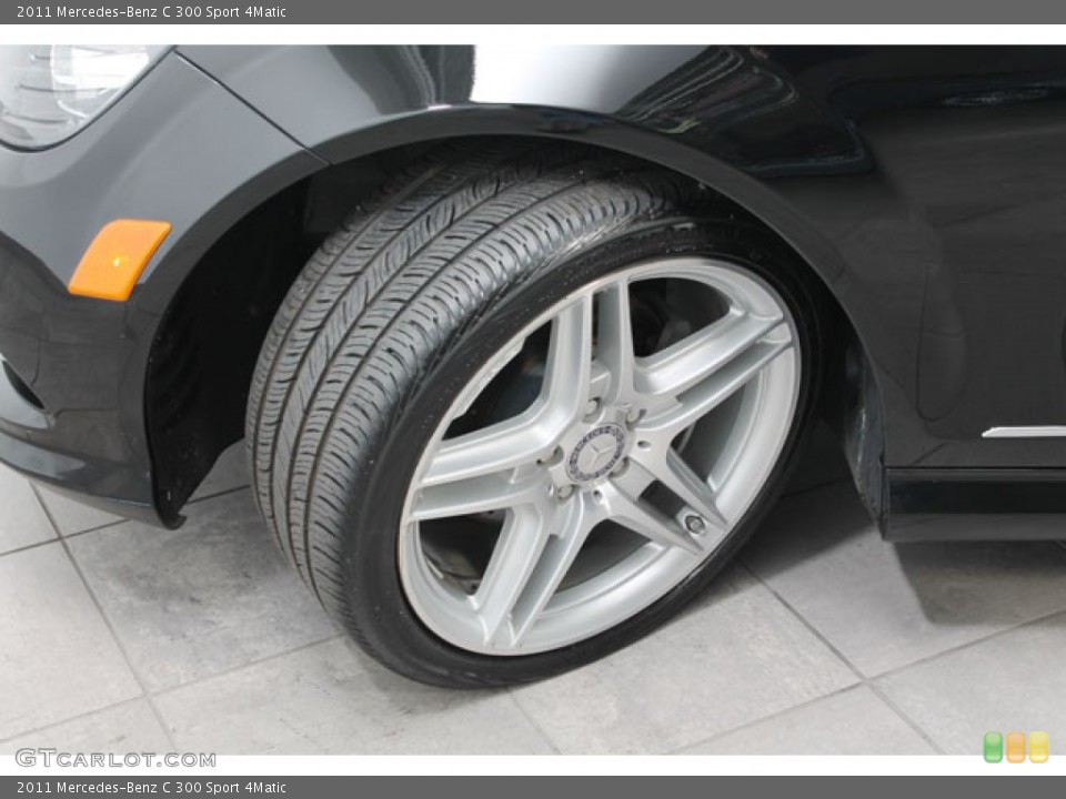 2011 Mercedes-Benz C 300 Sport 4Matic Wheel and Tire Photo #73611419