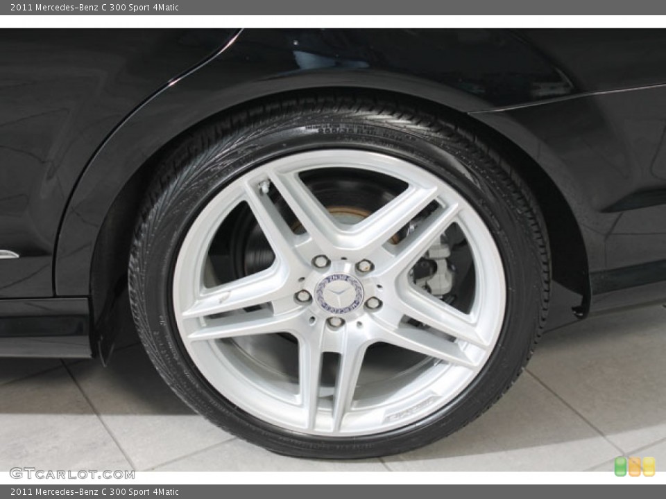 2011 Mercedes-Benz C 300 Sport 4Matic Wheel and Tire Photo #73611452
