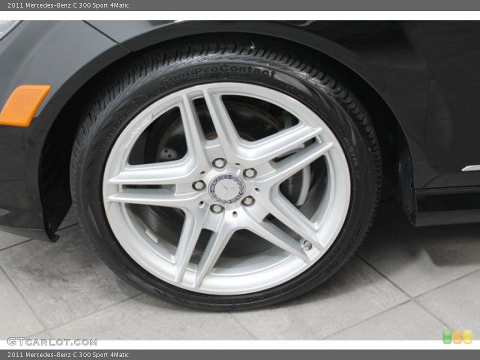 2011 Mercedes-Benz C 300 Sport 4Matic Wheel and Tire Photo #73611472
