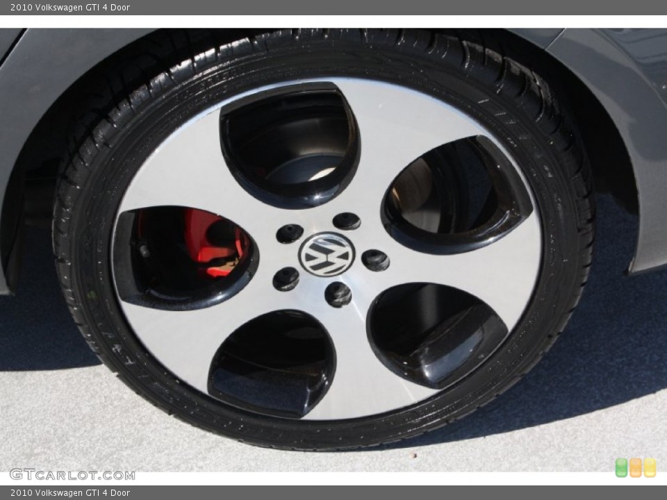 2010 Volkswagen GTI 4 Door Wheel and Tire Photo #73612364