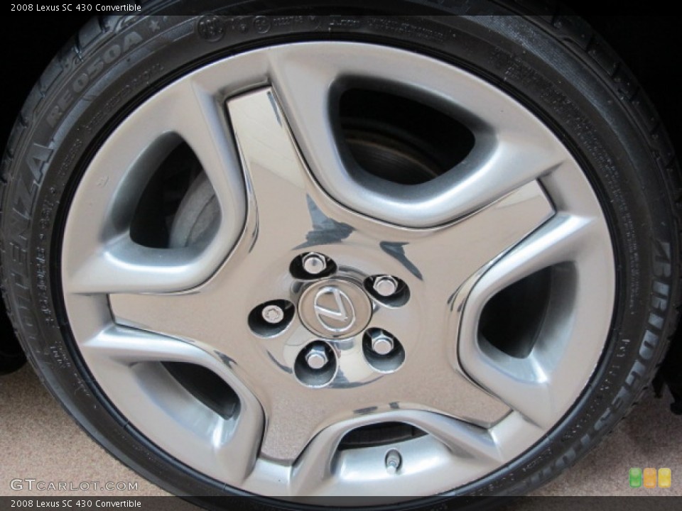 2008 Lexus SC 430 Convertible Wheel and Tire Photo #73613585