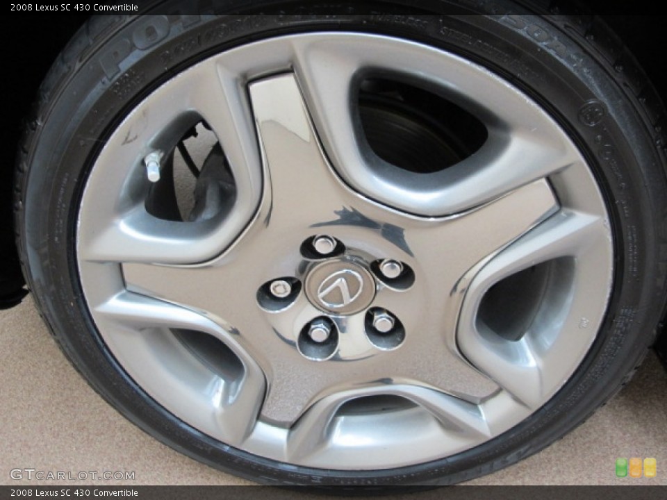 2008 Lexus SC 430 Convertible Wheel and Tire Photo #73613612
