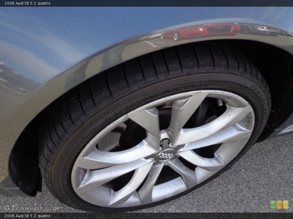 2008 Audi S8 5.2 quattro Wheel and Tire Photo #73615259