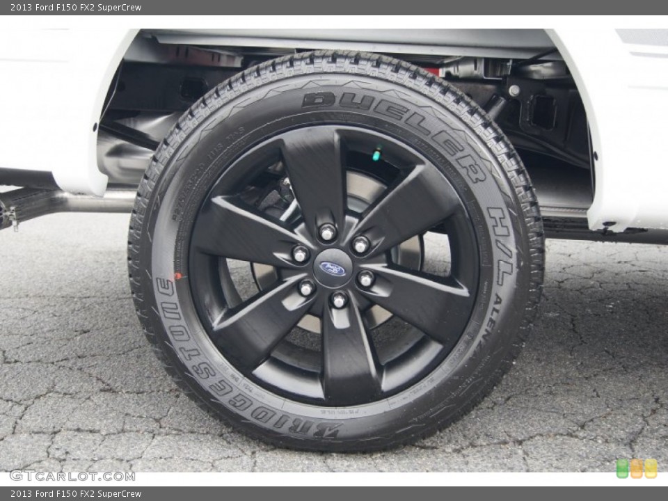 2013 Ford F150 FX2 SuperCrew Wheel and Tire Photo #73617020