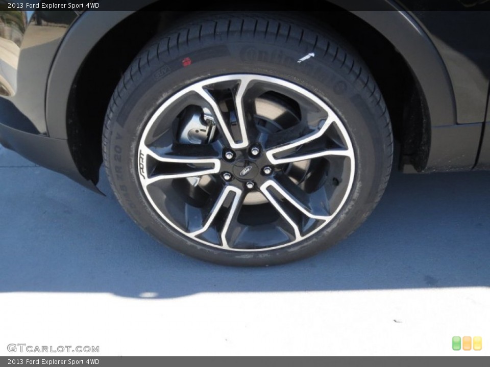 2013 Ford Explorer Sport 4WD Wheel and Tire Photo #73618805
