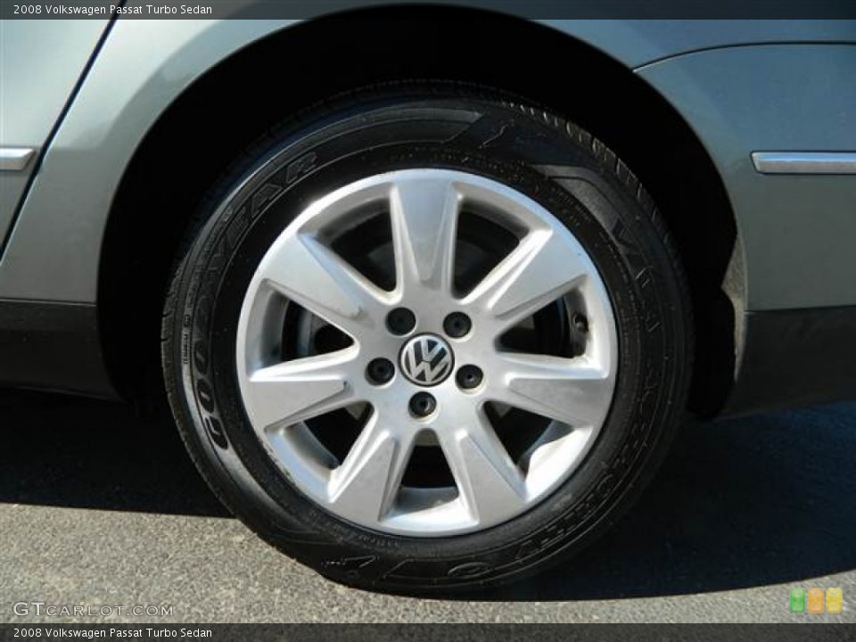 2008 Volkswagen Passat Turbo Sedan Wheel and Tire Photo #73619720