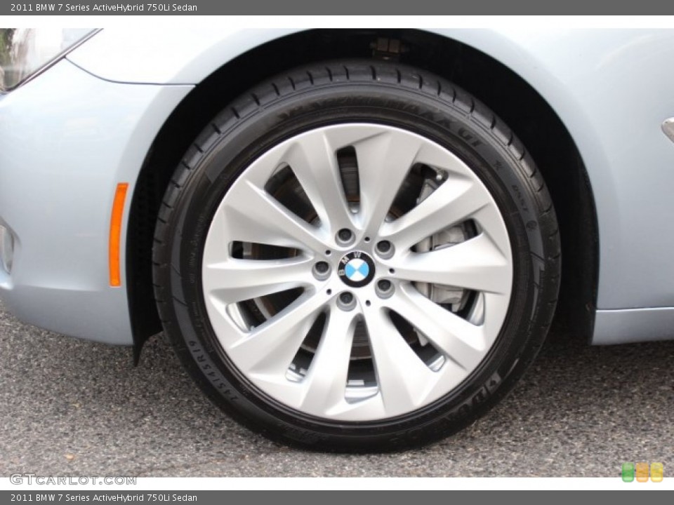 2011 BMW 7 Series ActiveHybrid 750Li Sedan Wheel and Tire Photo #73624299