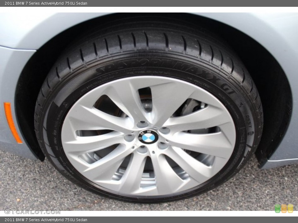 2011 BMW 7 Series ActiveHybrid 750Li Sedan Wheel and Tire Photo #73624310