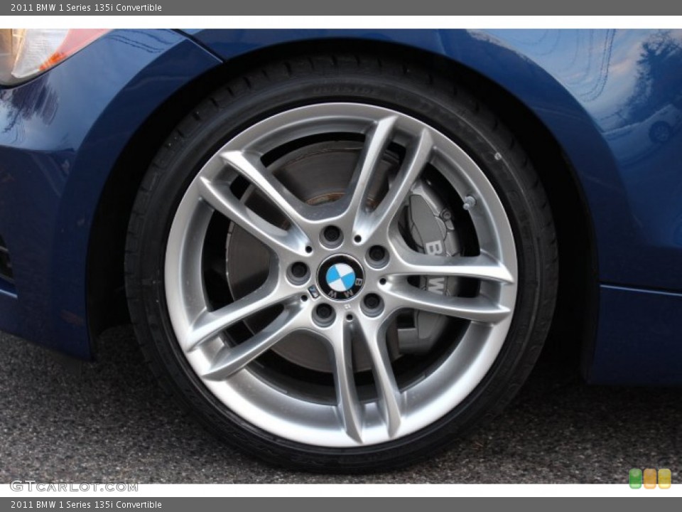 2011 BMW 1 Series 135i Convertible Wheel and Tire Photo #73624687