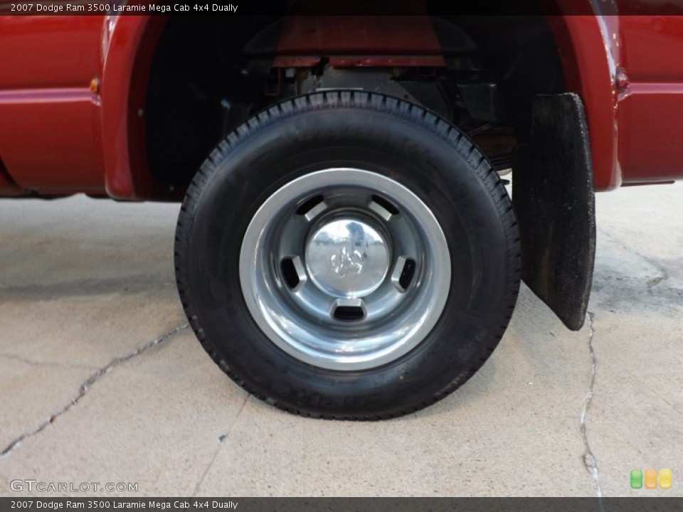 2007 Dodge Ram 3500 Laramie Mega Cab 4x4 Dually Wheel and Tire Photo #73624874