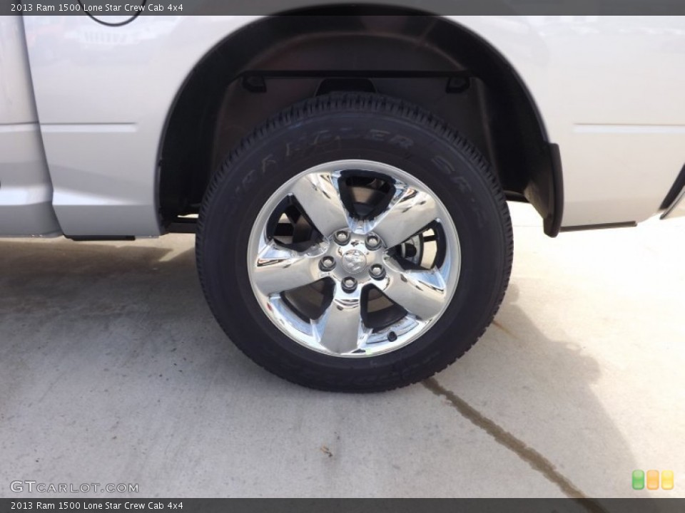 2013 Ram 1500 Lone Star Crew Cab 4x4 Wheel and Tire Photo #73628423