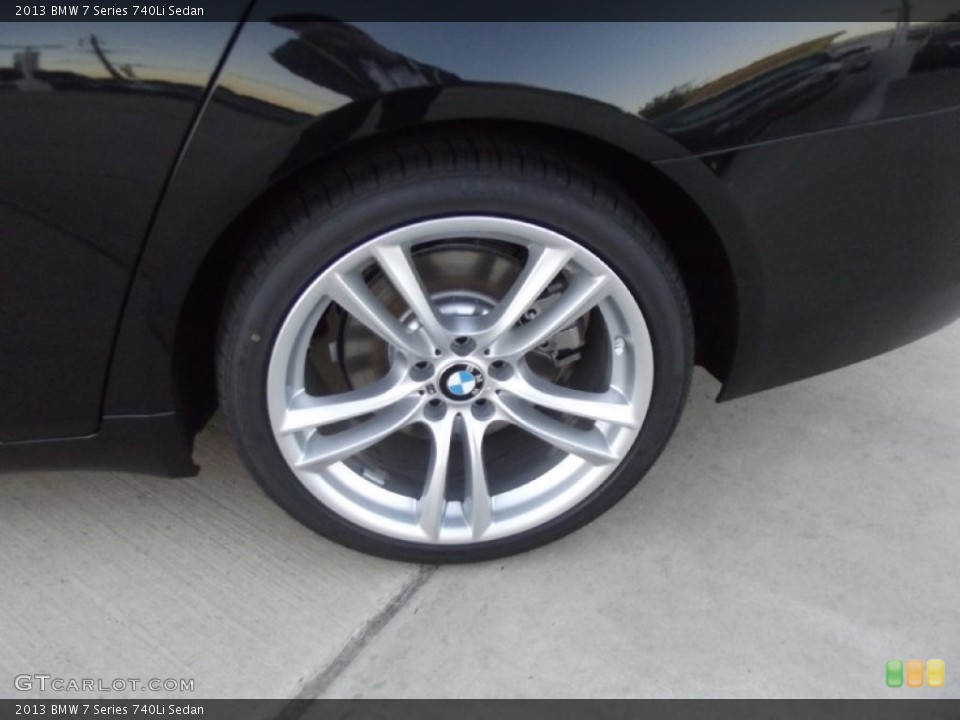 2013 BMW 7 Series 740Li Sedan Wheel and Tire Photo #73631780