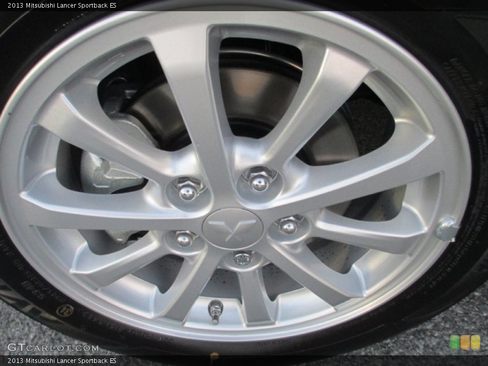 2013 Mitsubishi Lancer Sportback ES Wheel and Tire Photo #73641525