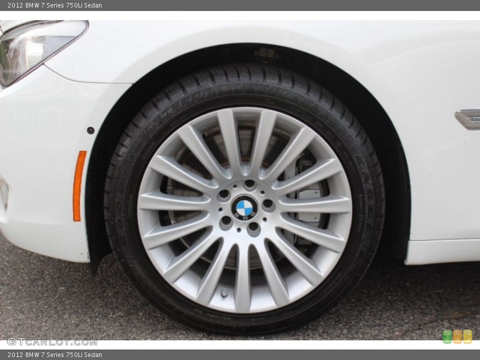 2012 BMW 7 Series 750Li Sedan Wheel and Tire Photo #73641783