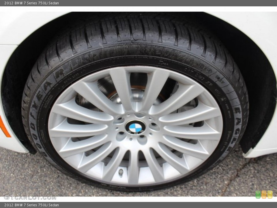 2012 BMW 7 Series 750Li Sedan Wheel and Tire Photo #73641799
