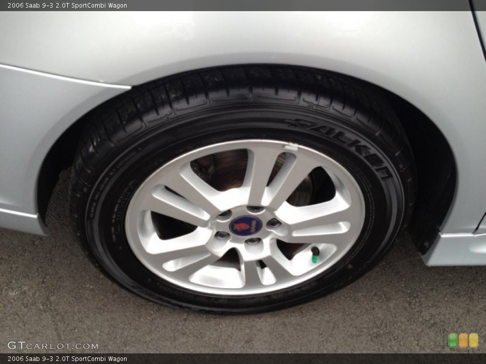 2006 Saab 9-3 2.0T SportCombi Wagon Wheel and Tire Photo #73646483