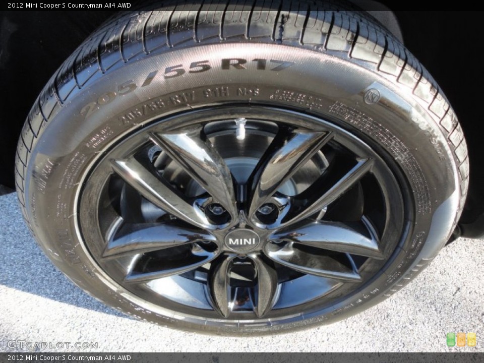 2012 Mini Cooper S Countryman All4 AWD Wheel and Tire Photo #73647840