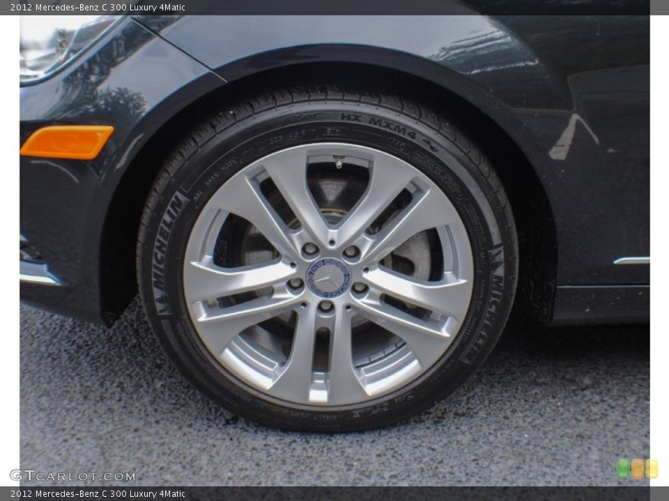 2012 Mercedes-Benz C 300 Luxury 4Matic Wheel and Tire Photo #73648257