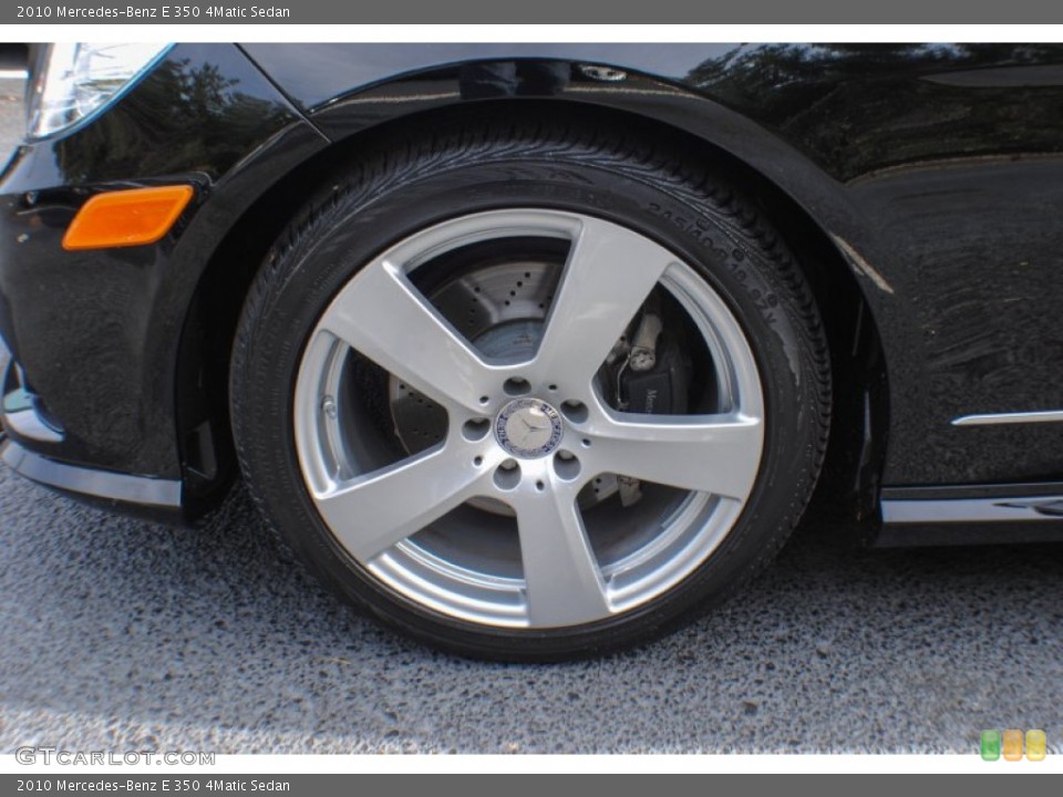 2010 Mercedes-Benz E 350 4Matic Sedan Wheel and Tire Photo #73649041