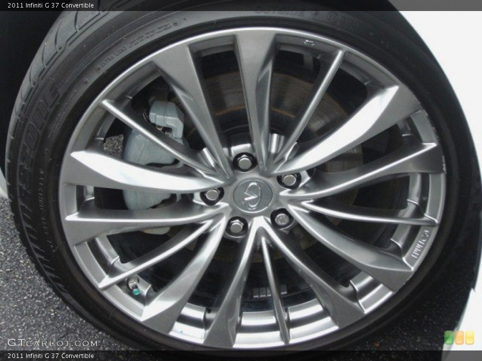 2011 Infiniti G 37 Convertible Wheel and Tire Photo #73650322