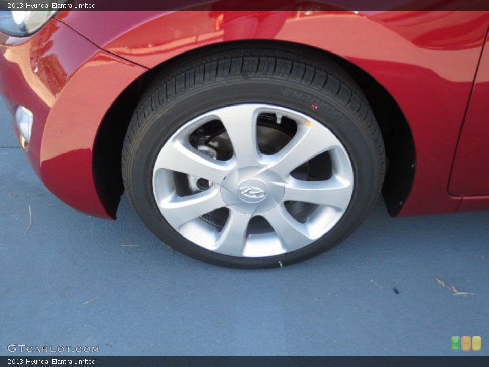 2013 Hyundai Elantra Limited Wheel and Tire Photo #73654919