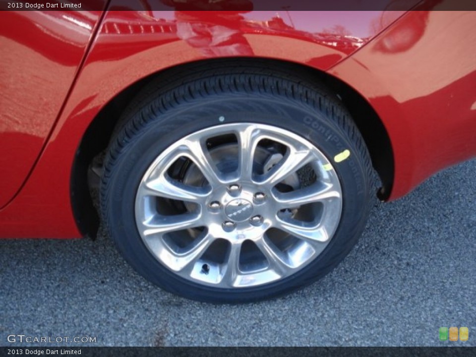 2013 Dodge Dart Limited Wheel and Tire Photo #73655886