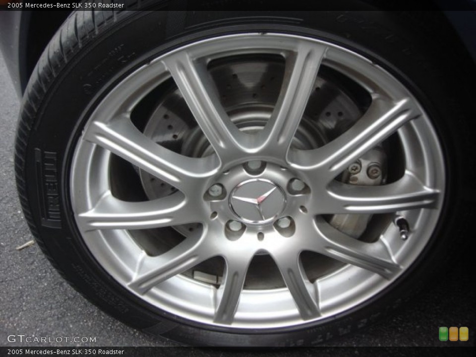 2005 Mercedes-Benz SLK 350 Roadster Wheel and Tire Photo #73656827