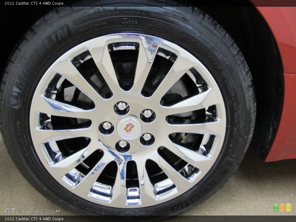 2012 Cadillac CTS 4 AWD Coupe Wheel and Tire Photo #73664409