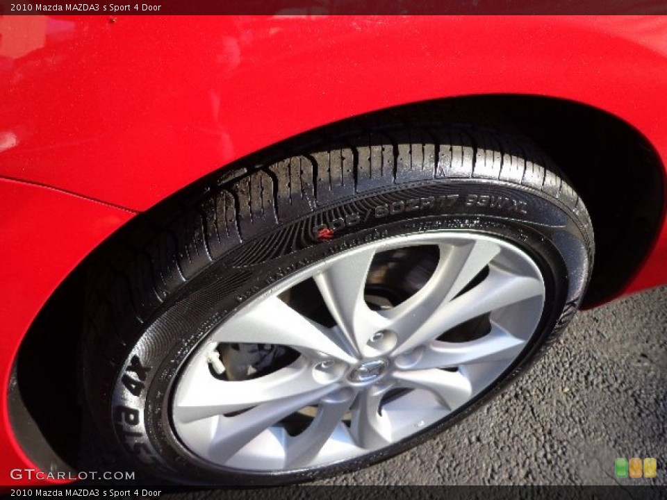2010 Mazda MAZDA3 s Sport 4 Door Wheel and Tire Photo #73673061