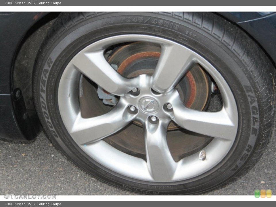 2008 Nissan 350Z Touring Coupe Wheel and Tire Photo #73674963